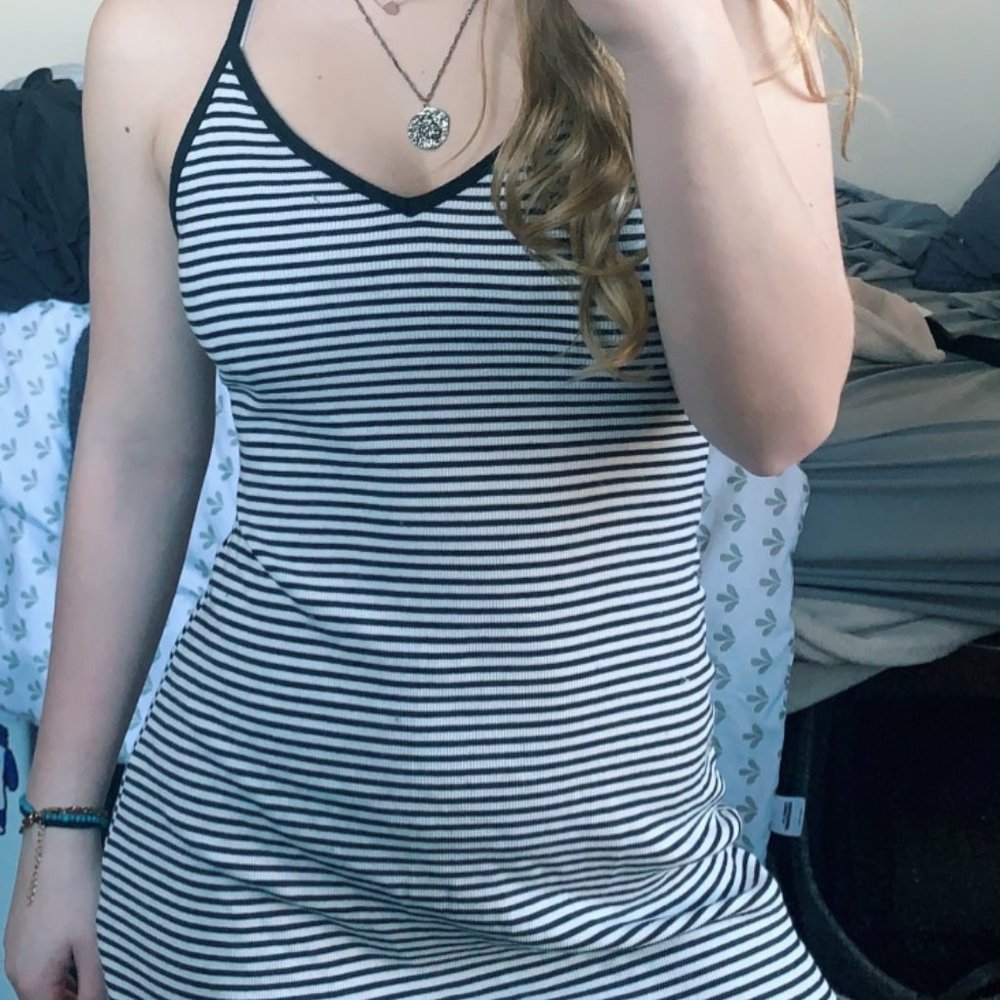 Black and White stripped Urban Outfitters dress